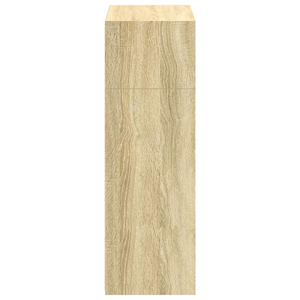vidaXL Dulap înalt, stejar sonoma, 70x41x124 cm, lemn prelucrat