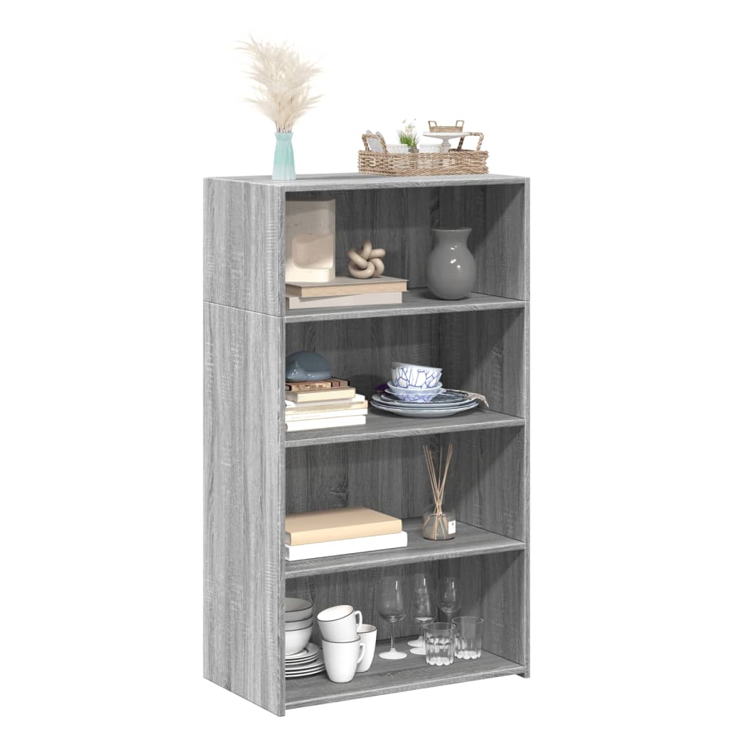 vidaXL Dulap înalt, gri sonoma, 70x41x124 cm, lemn prelucrat
