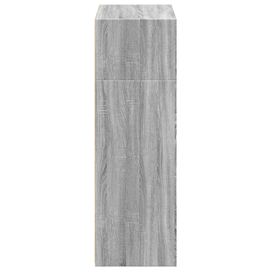 vidaXL Dulap înalt, gri sonoma, 70x41x124 cm, lemn prelucrat