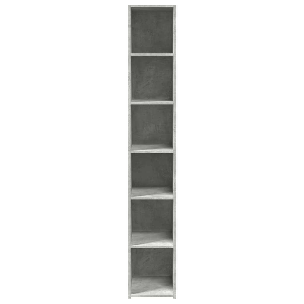 vidaXL Dulap înalt, gri beton, 30x41x185 cm, lemn prelucrat vidaXL Dulap înalt, gri beton, 30x41x185 cm, lemn prelucrat