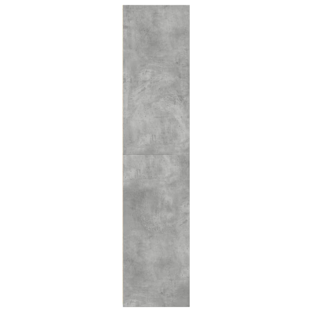 vidaXL Dulap înalt, gri beton, 30x41x185 cm, lemn prelucrat vidaXL Dulap înalt, gri beton, 30x41x185 cm, lemn prelucrat