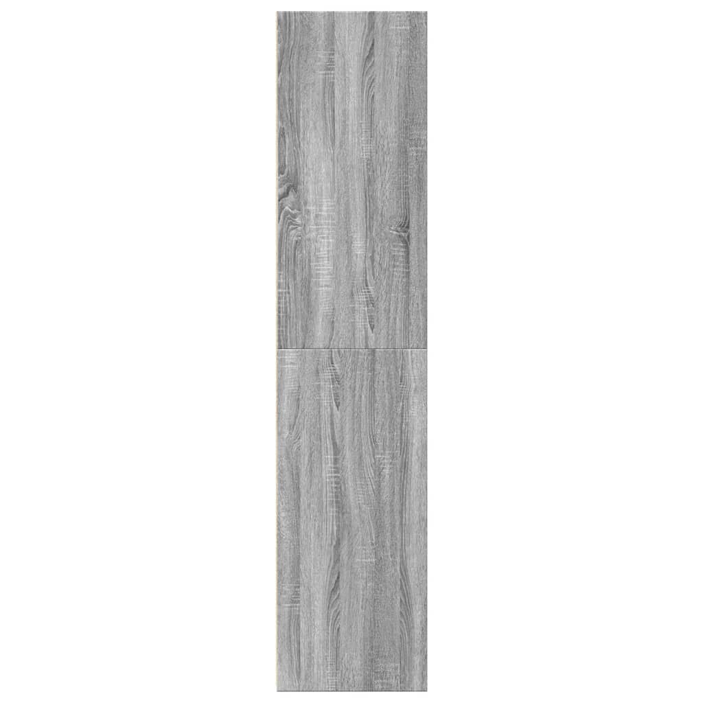vidaXL Dulap înalt, gri sonoma, 30x41x185 cm, lemn prelucrat