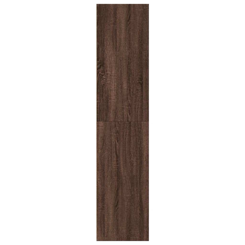 vidaXL Dulap înalt, stejar maro, 30x41x185 cm, lemn prelucrat
