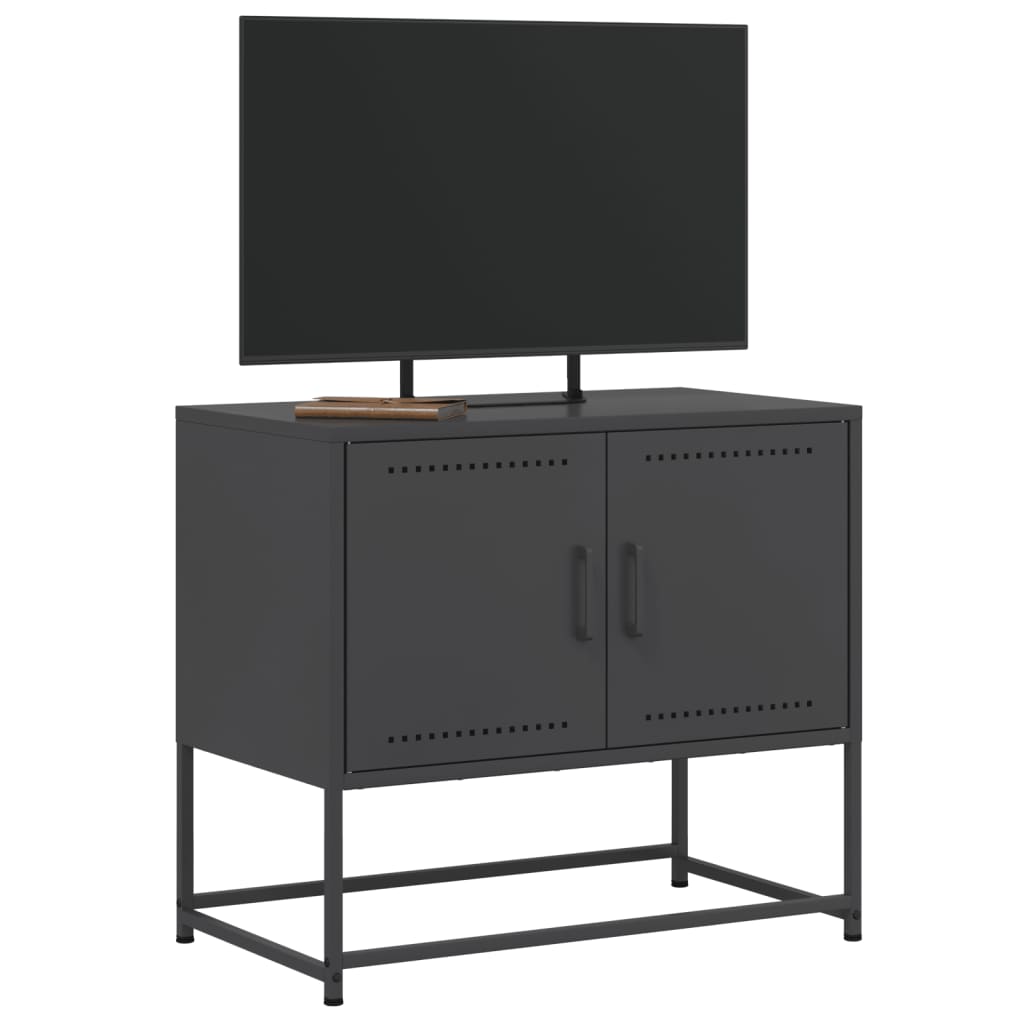 vidaXL Dulap TV, negru, 68,5x39x60,5 cm, oțel