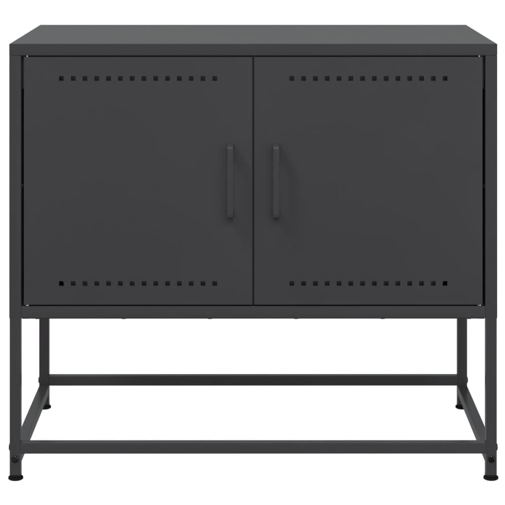 vidaXL Dulap TV, negru, 68,5x39x60,5 cm, oțel