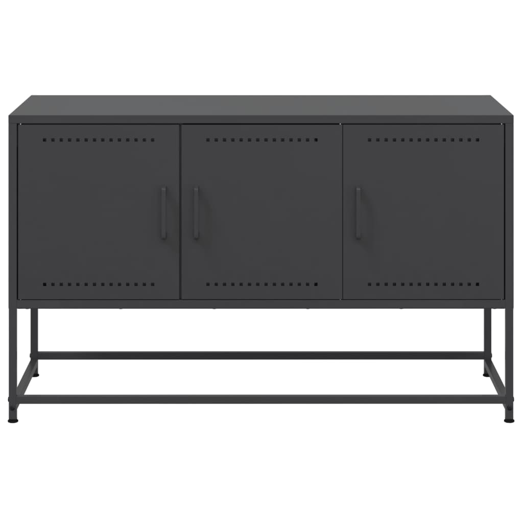 vidaXL Dulap TV, negru, 68,5x39x60,5 cm, oțel