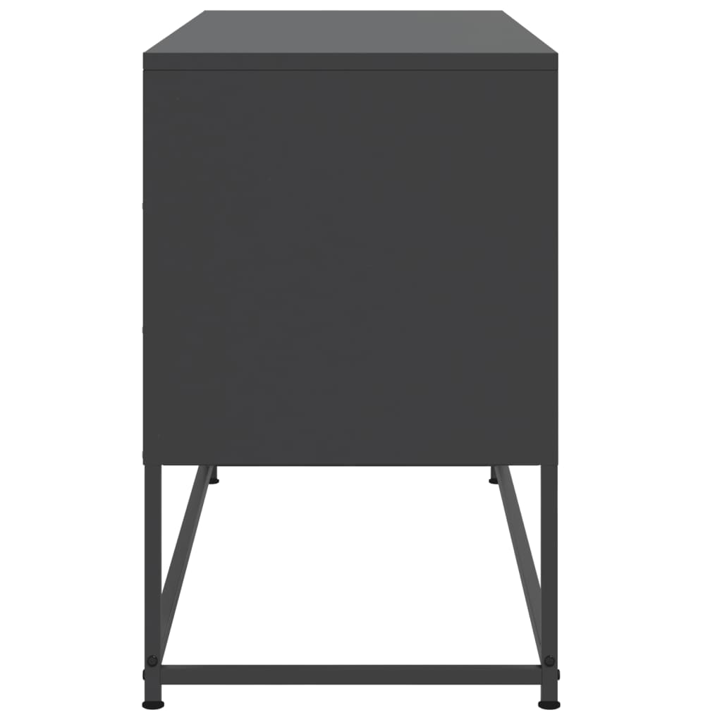 vidaXL Dulap TV, negru, 68,5x39x60,5 cm, oțel