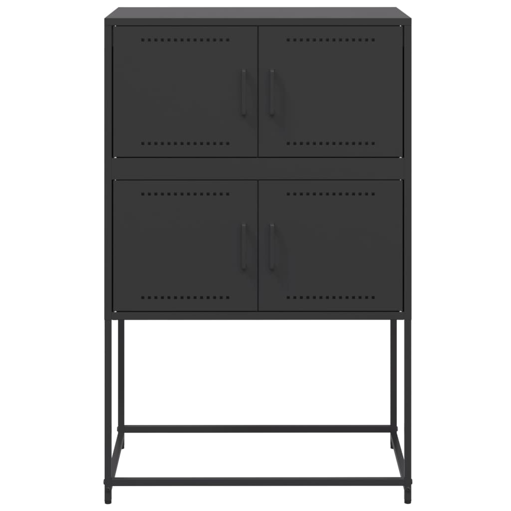 vidaXL Dulap, negru, 68,5x38,5x107 cm, oțel