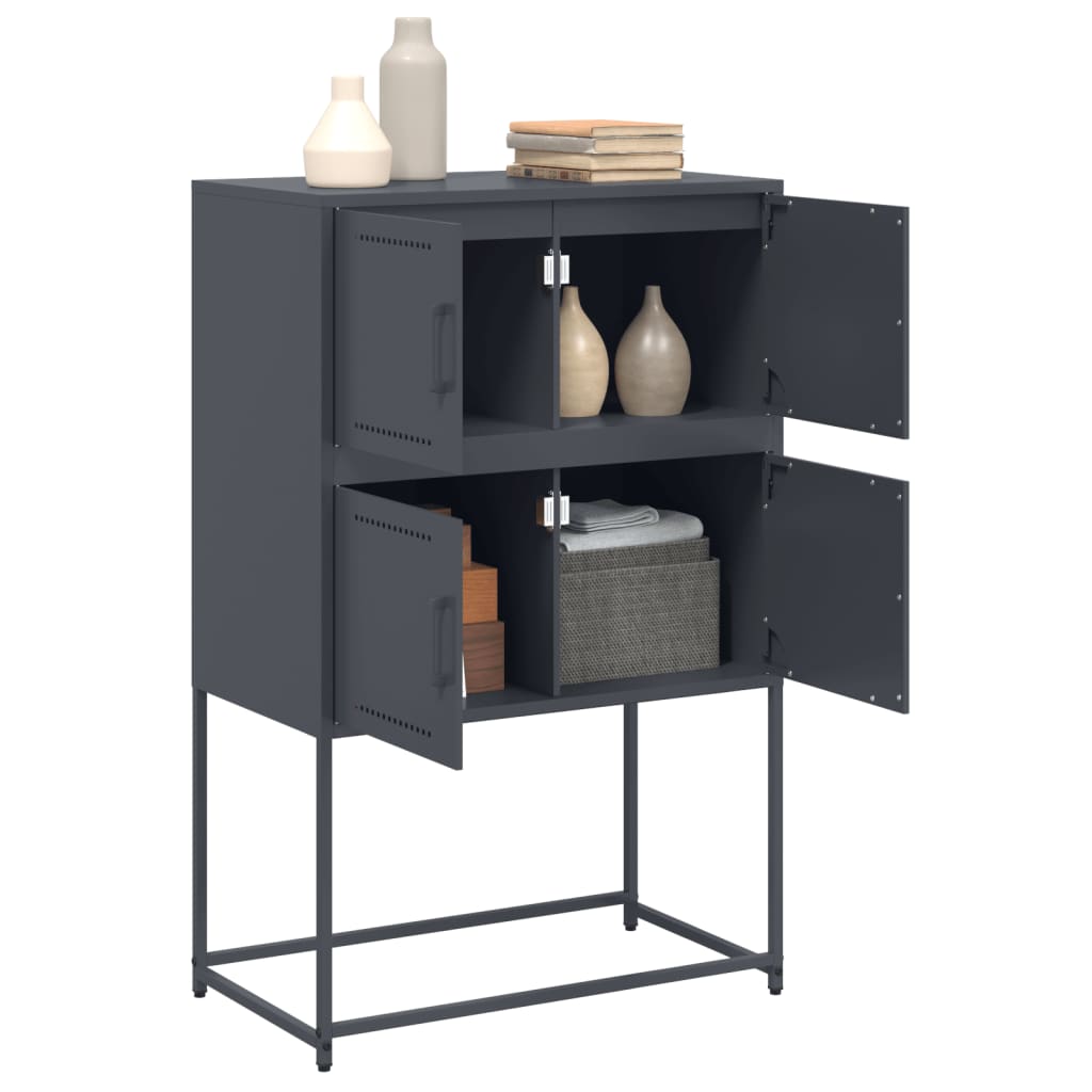 vidaXL Dulap, antracit, 68,5x38,5x107 cm, oțel