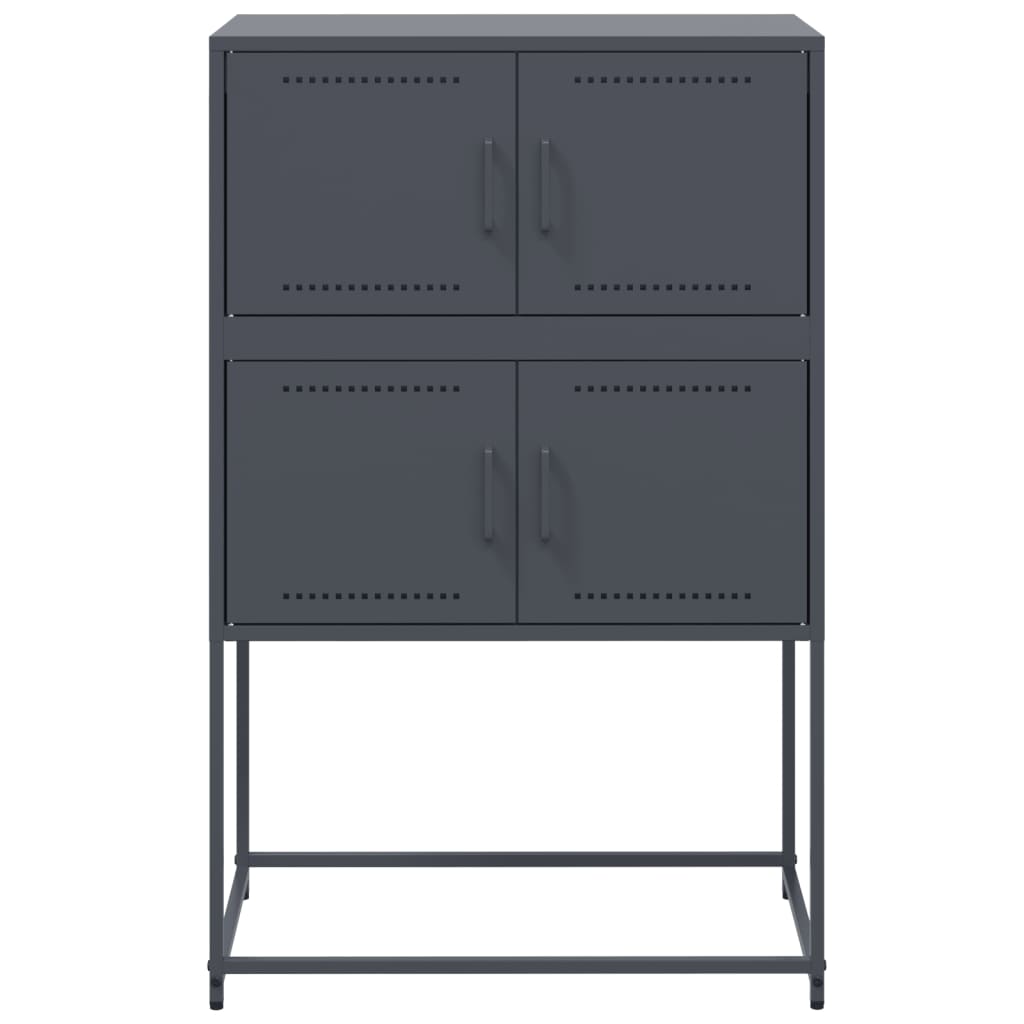 vidaXL Dulap, antracit, 68,5x38,5x107 cm, oțel