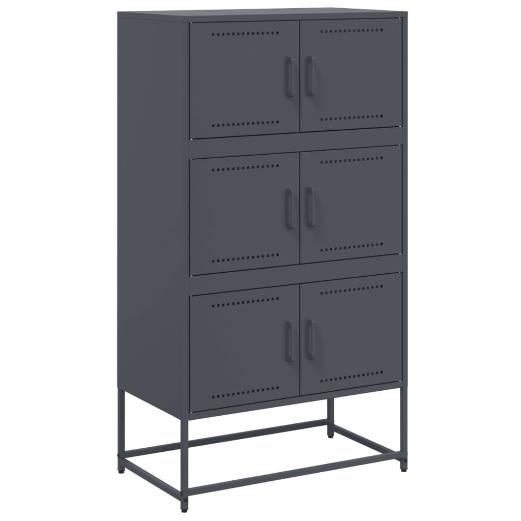 vidaXL Dulap, antracit, 68,5x38,5x123,5 cm, oțel