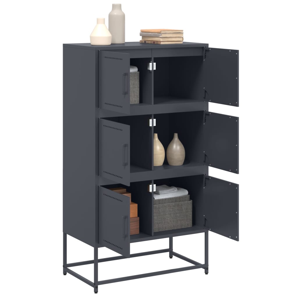 vidaXL Dulap, antracit, 68,5x38,5x123,5 cm, oțel