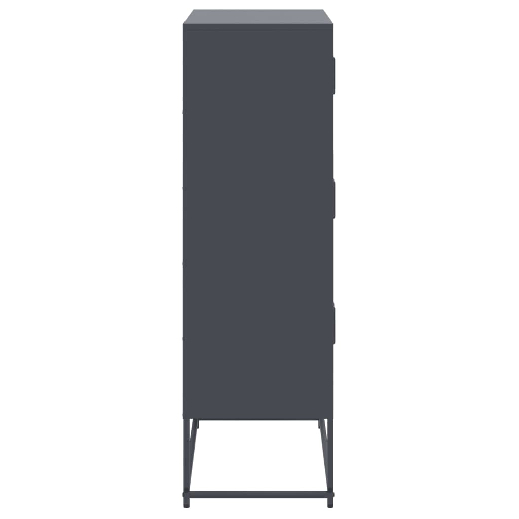 vidaXL Dulap, antracit, 68,5x38,5x123,5 cm, oțel