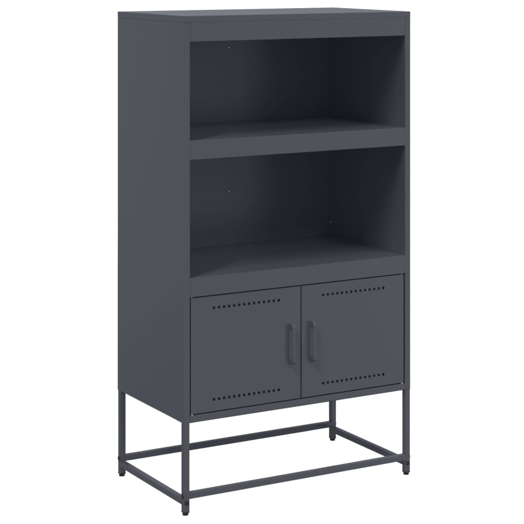 vidaXL Dulap înalt, antracit, 68,5x38,5x123,5 cm, oțel vidaXL Dulap înalt, antracit, 68,5x38,5x123,5 cm, oțel