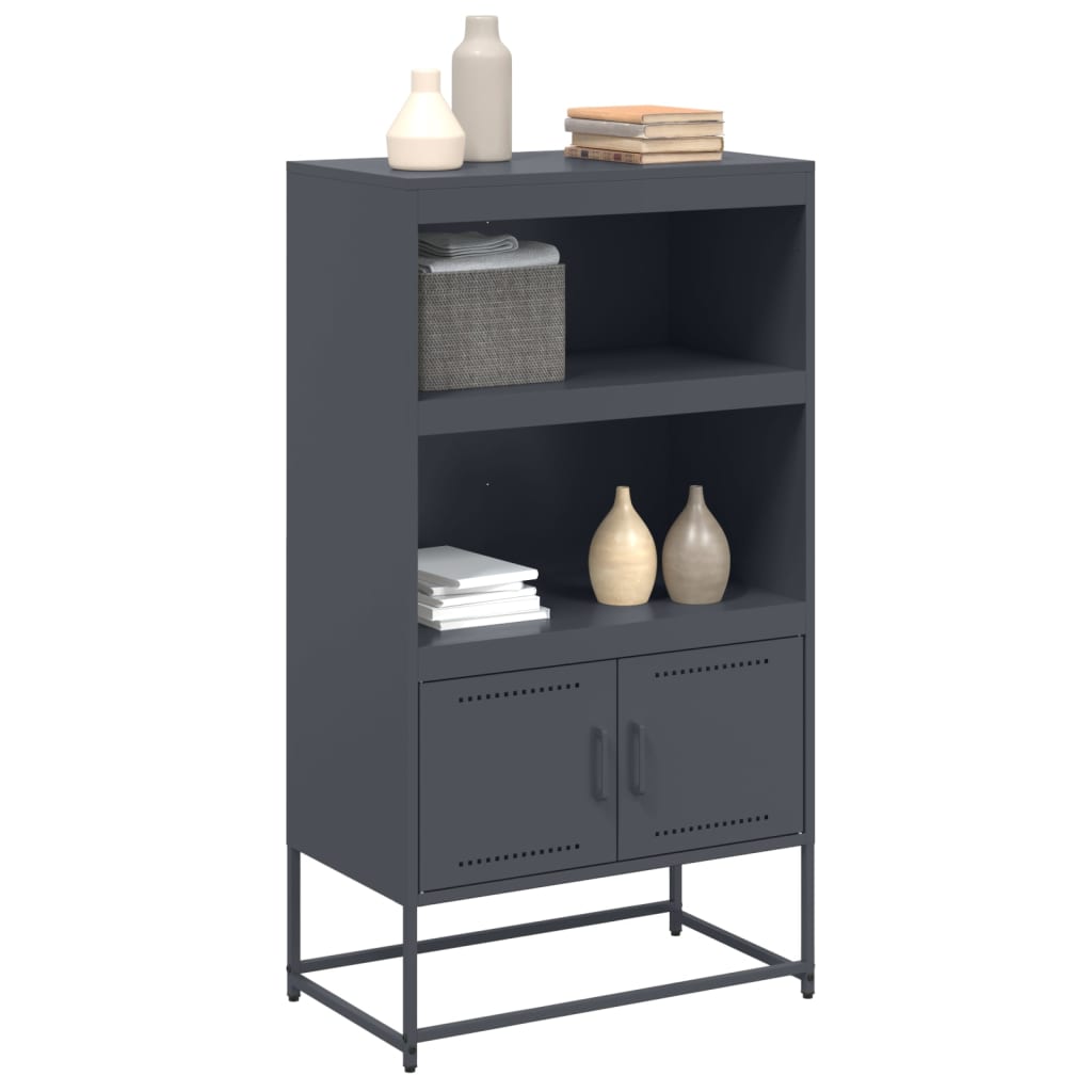 vidaXL Dulap înalt, antracit, 68,5x38,5x123,5 cm, oțel vidaXL Dulap înalt, antracit, 68,5x38,5x123,5 cm, oțel