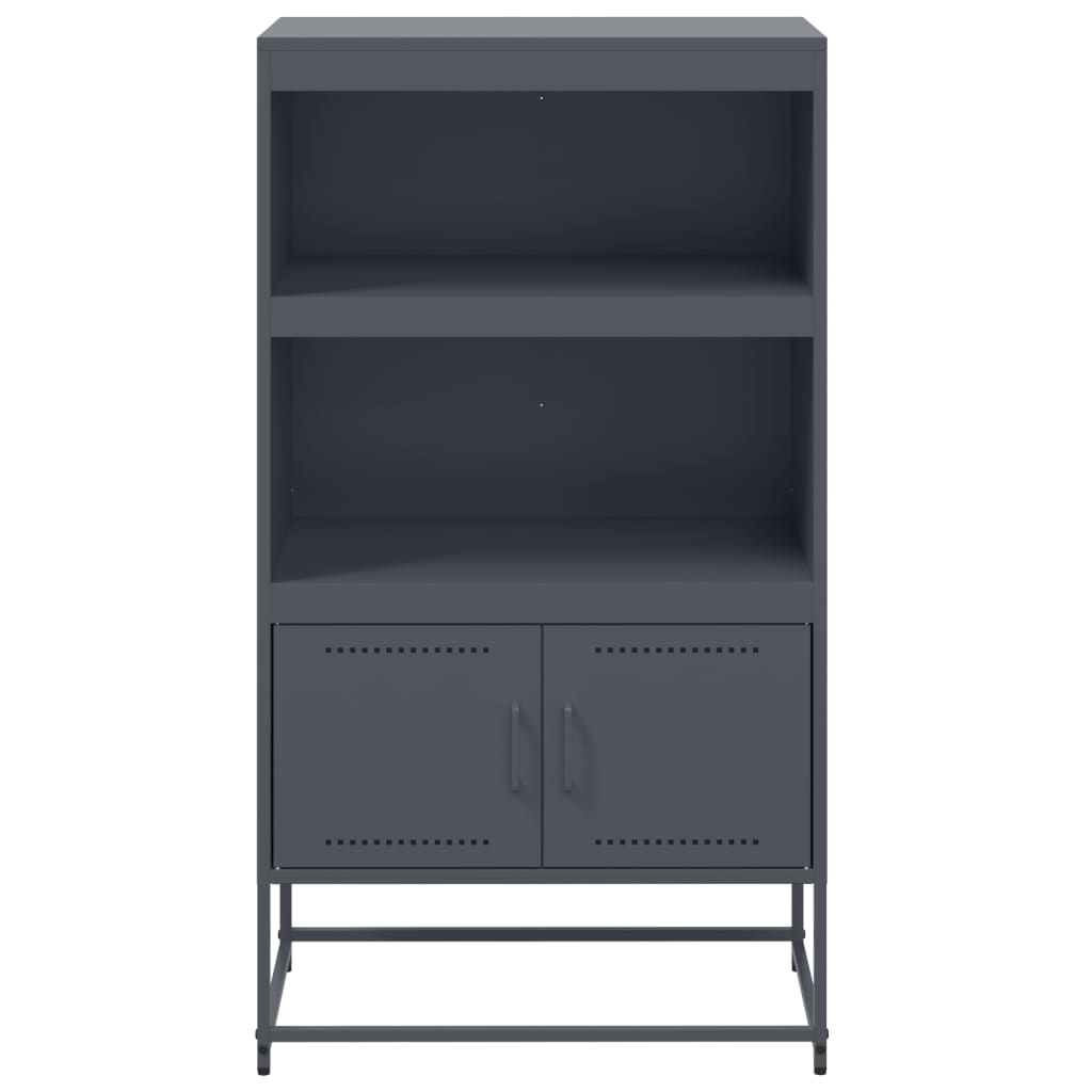 vidaXL Dulap înalt, antracit, 68,5x38,5x123,5 cm, oțel vidaXL Dulap înalt, antracit, 68,5x38,5x123,5 cm, oțel