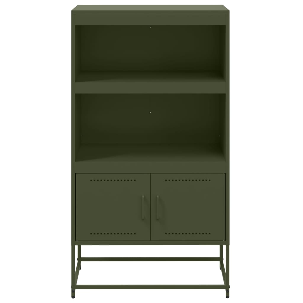 vidaXL Dulap înalt, verde măsliniu, 68,5x38,5x123,5 cm, oțel vidaXL Dulap înalt, verde măsliniu, 68,5x38,5x123,5 cm, oțel