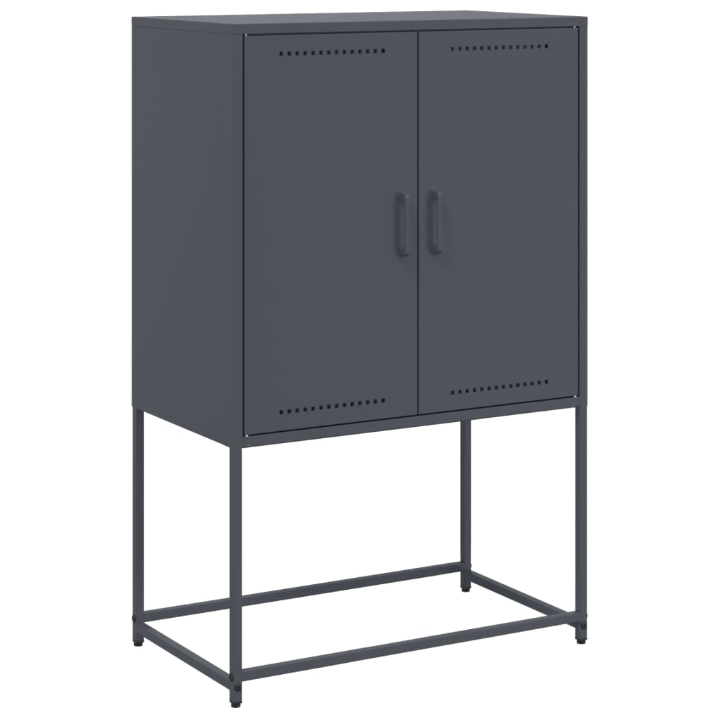 vidaXL Dulap înalt, antracit, 68,5x38,5x107 cm, oțel vidaXL Dulap înalt, antracit, 68,5x38,5x107 cm, oțel
