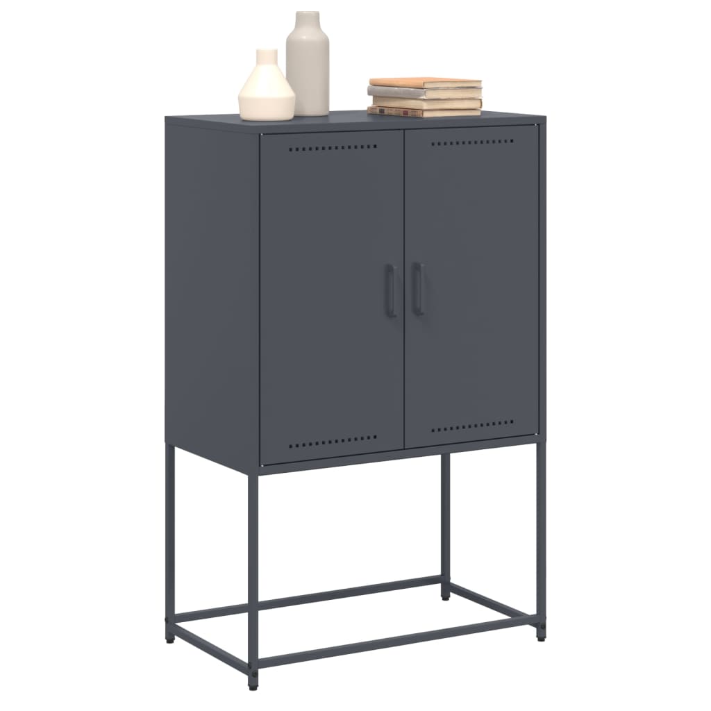 vidaXL Dulap înalt, antracit, 68,5x38,5x107 cm, oțel vidaXL Dulap înalt, antracit, 68,5x38,5x107 cm, oțel