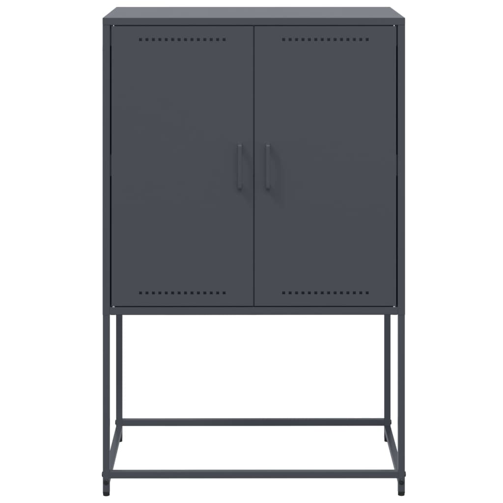 vidaXL Dulap înalt, antracit, 68,5x38,5x107 cm, oțel vidaXL Dulap înalt, antracit, 68,5x38,5x107 cm, oțel