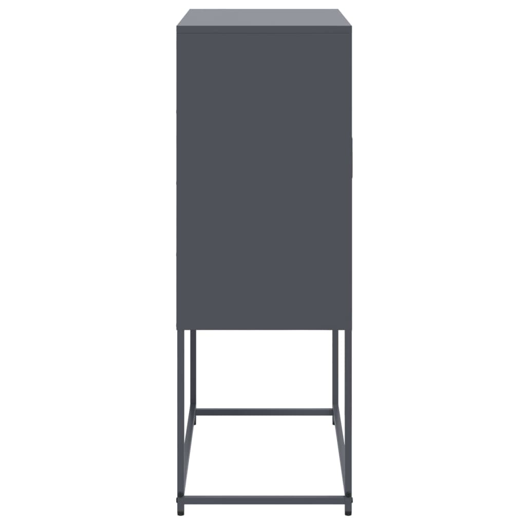 vidaXL Dulap înalt, antracit, 68,5x38,5x107 cm, oțel vidaXL Dulap înalt, antracit, 68,5x38,5x107 cm, oțel