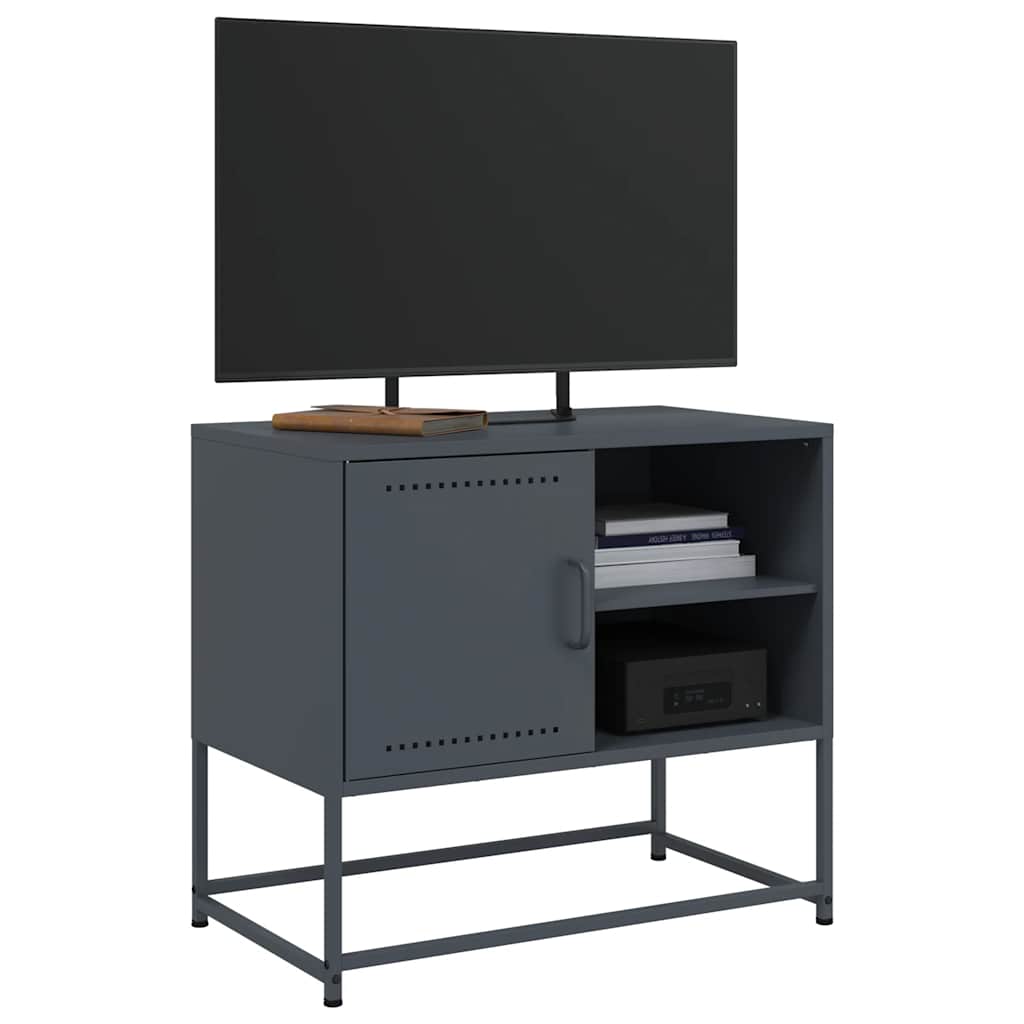 vidaXL Dulap TV, antracit, 68x39x60,5 cm, oțel