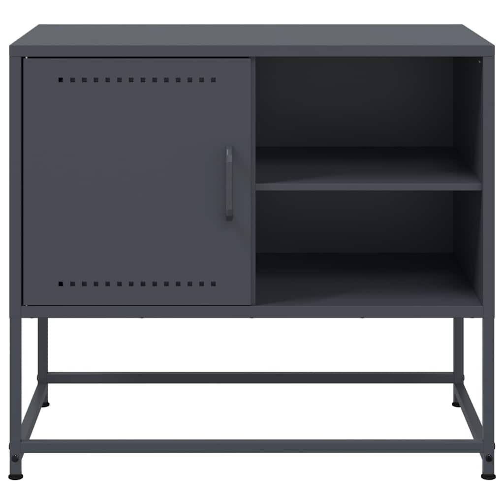 vidaXL Dulap TV, antracit, 68x39x60,5 cm, oțel