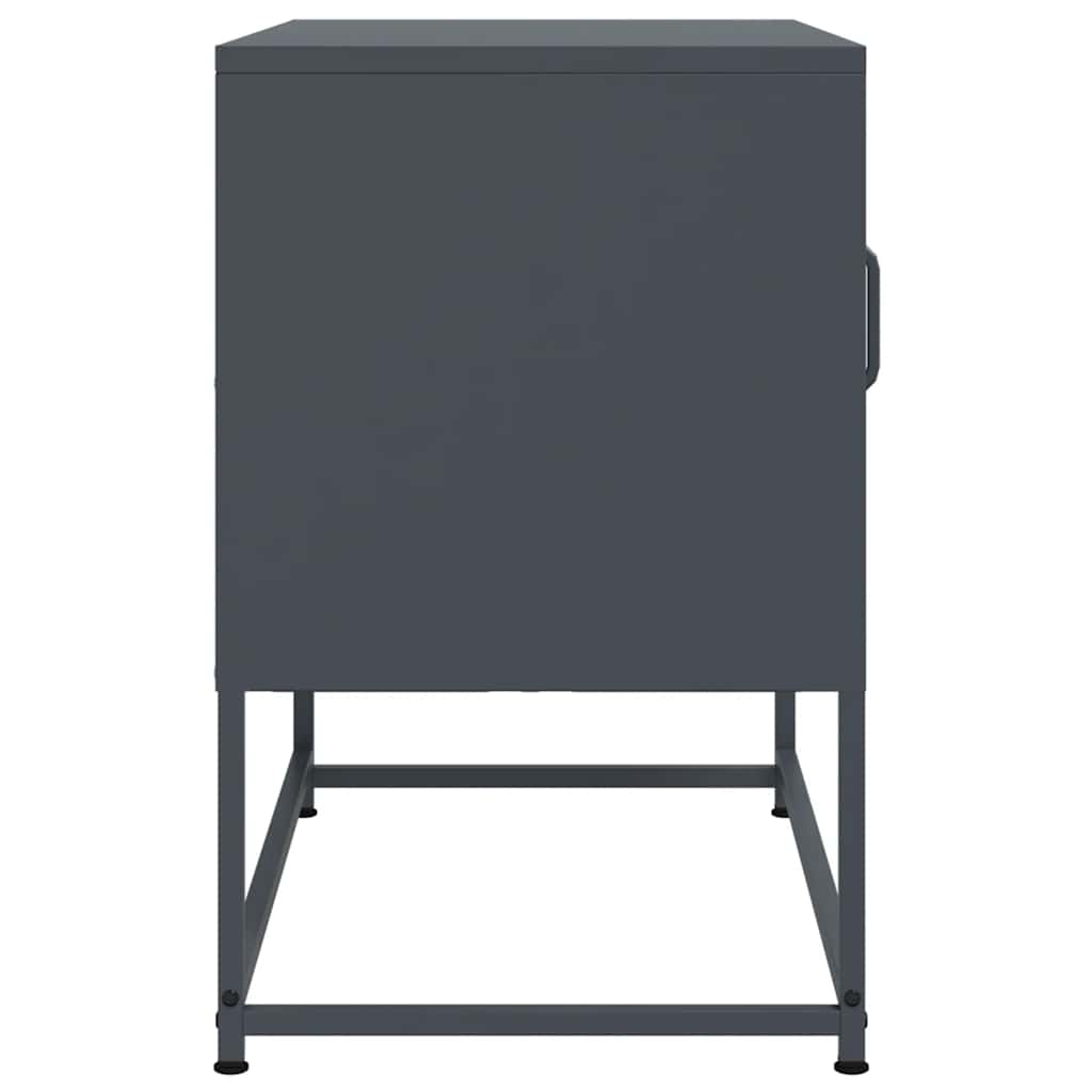 vidaXL Dulap TV, antracit, 68x39x60,5 cm, oțel
