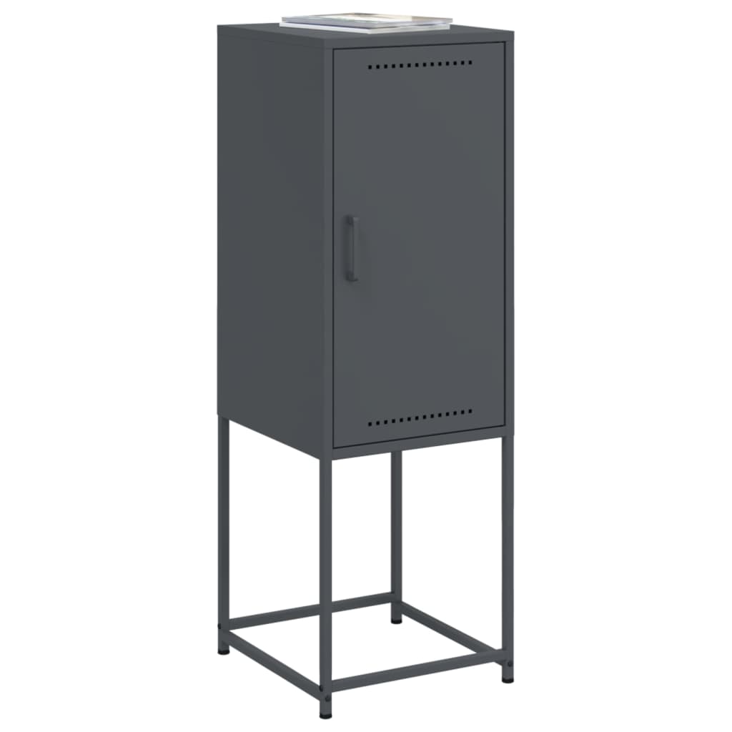 vidaXL Dulap înalt, antracit, 36x39x107 cm, oțel vidaXL Dulap înalt, antracit, 36x39x107 cm, oțel