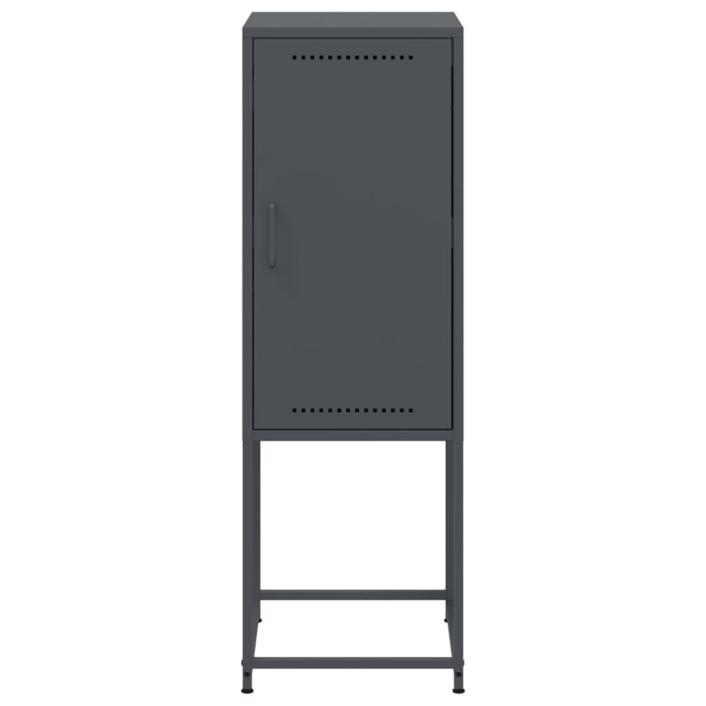 vidaXL Dulap înalt, antracit, 36x39x107 cm, oțel vidaXL Dulap înalt, antracit, 36x39x107 cm, oțel