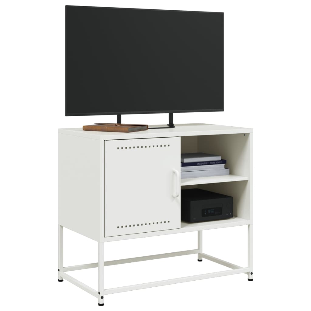 vidaXL Dulap TV, verde măsliniu, 100,5x39x60,5 cm, oțel vidaXL Dulap TV, verde măsliniu, 100,5x39x60,5 cm, oțel