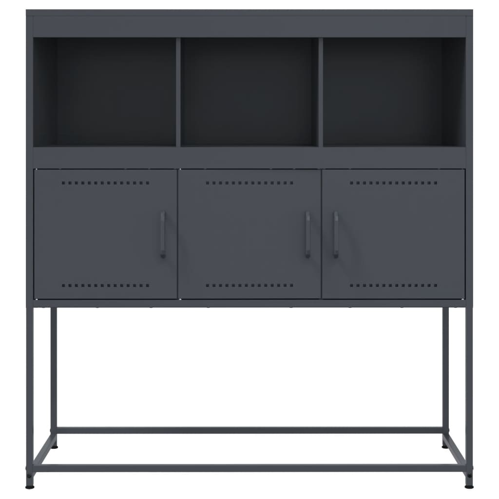 vidaXL Dulap, antracit, 100,5x39x107 cm, oțel
