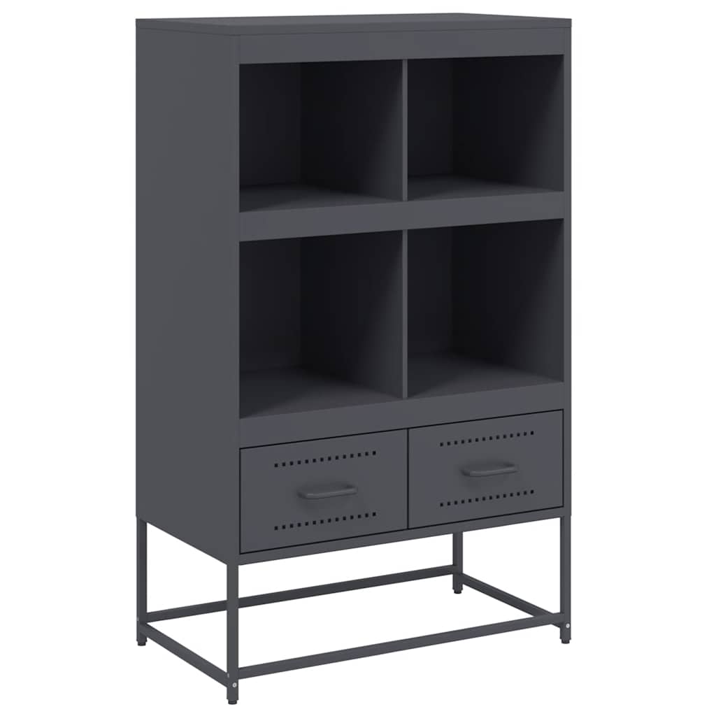 vidaXL Dulap înalt, antracit, 68x39x111,5 cm, oțel vidaXL Dulap înalt, antracit, 68x39x111,5 cm, oțel