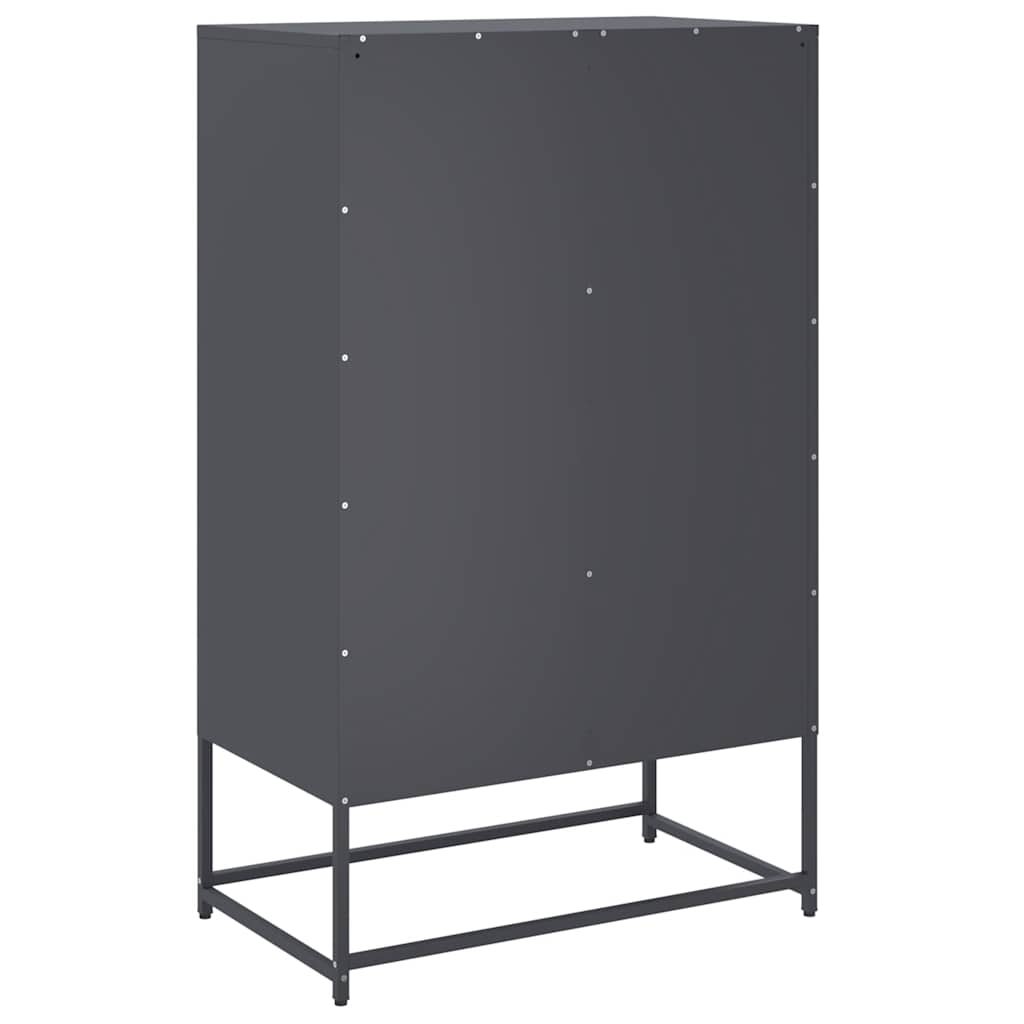 vidaXL Dulap înalt, antracit, 68x39x111,5 cm, oțel vidaXL Dulap înalt, antracit, 68x39x111,5 cm, oțel