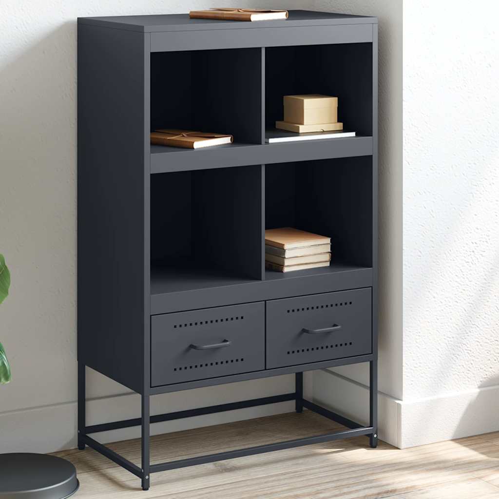 vidaXL Dulap înalt, antracit, 68x39x111,5 cm, oțel vidaXL Dulap înalt, antracit, 68x39x111,5 cm, oțel