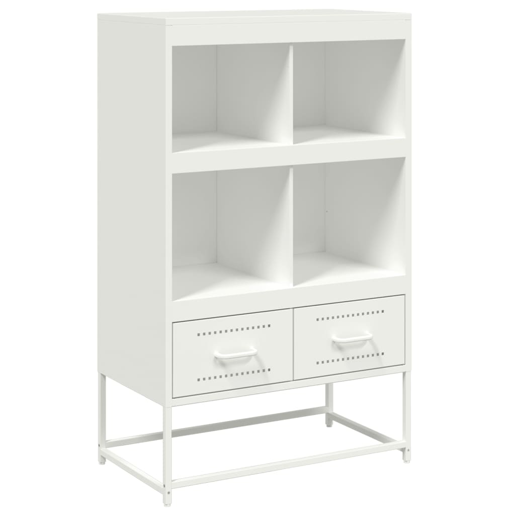 vidaXL Dulap înalt, alb, 68x39x111,5 cm, oțel vidaXL Dulap înalt, alb, 68x39x111,5 cm, oțel