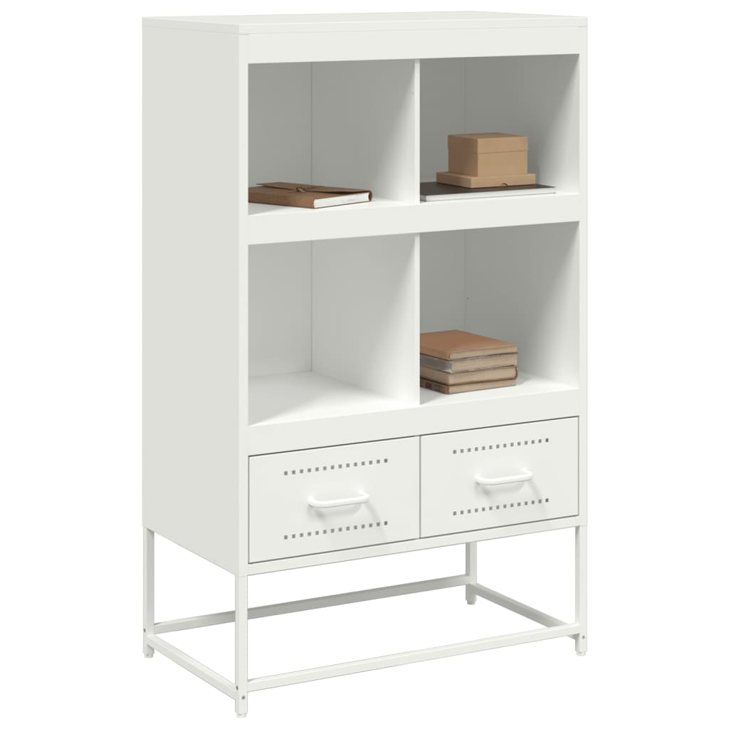 vidaXL Dulap înalt, alb, 68x39x111,5 cm, oțel vidaXL Dulap înalt, alb, 68x39x111,5 cm, oțel