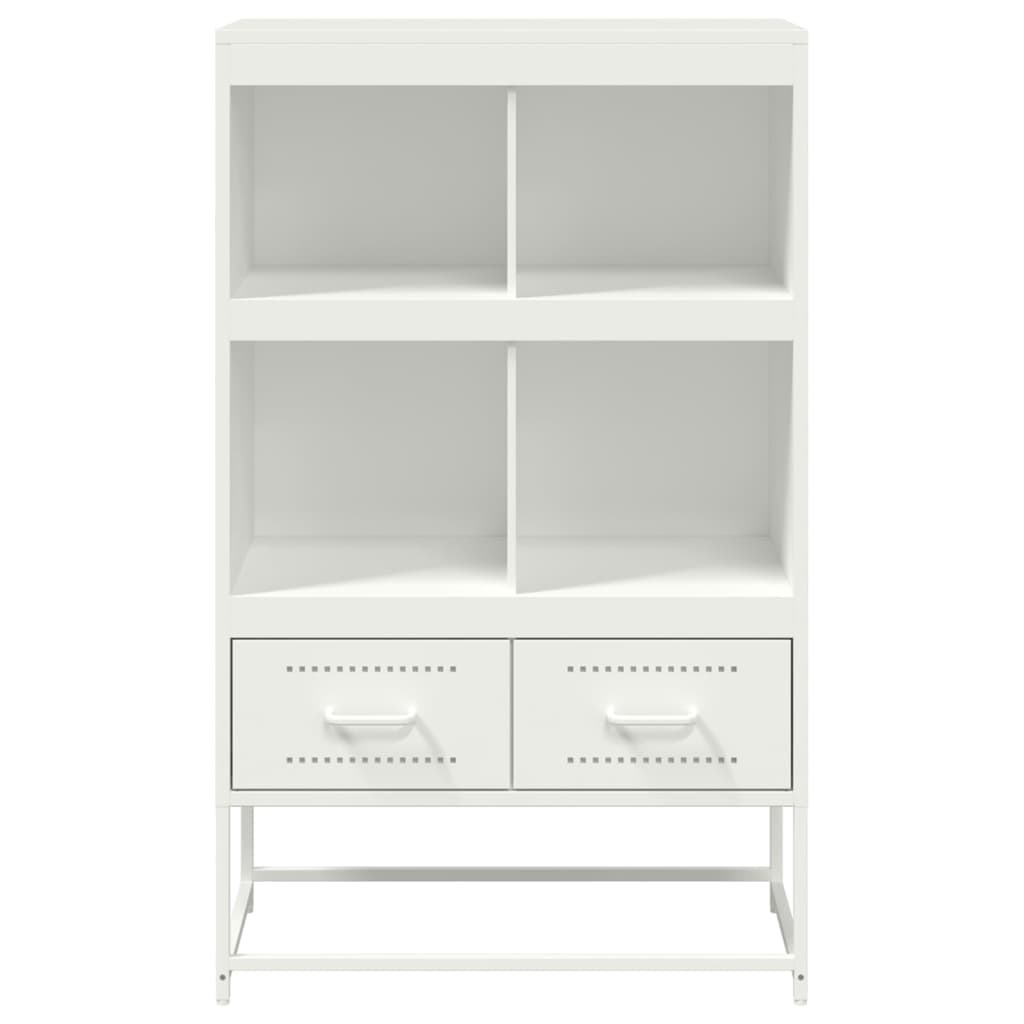 vidaXL Dulap înalt, alb, 68x39x111,5 cm, oțel vidaXL Dulap înalt, alb, 68x39x111,5 cm, oțel