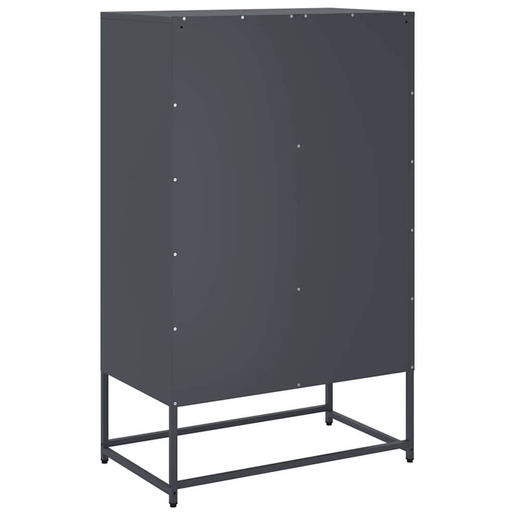 vidaXL Dulap înalt, antracit, 68x39x111,5 cm, oțel vidaXL Dulap înalt, antracit, 68x39x111,5 cm, oțel