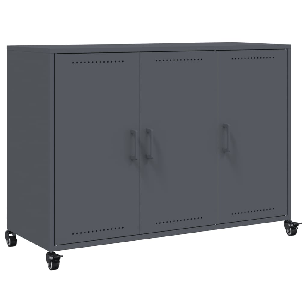 vidaXL Dulap, antracit, 100,5x39x72 cm, oțel