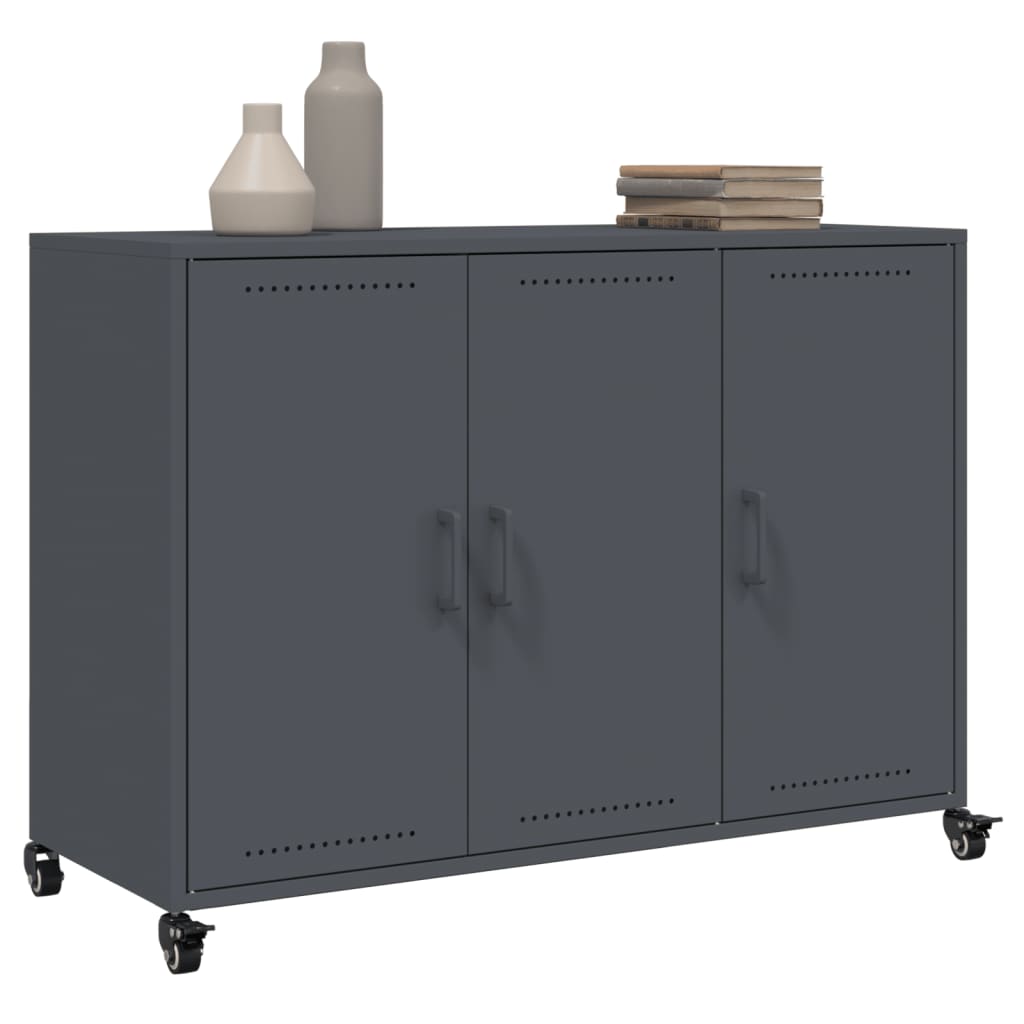 vidaXL Dulap, antracit, 100,5x39x72 cm, oțel