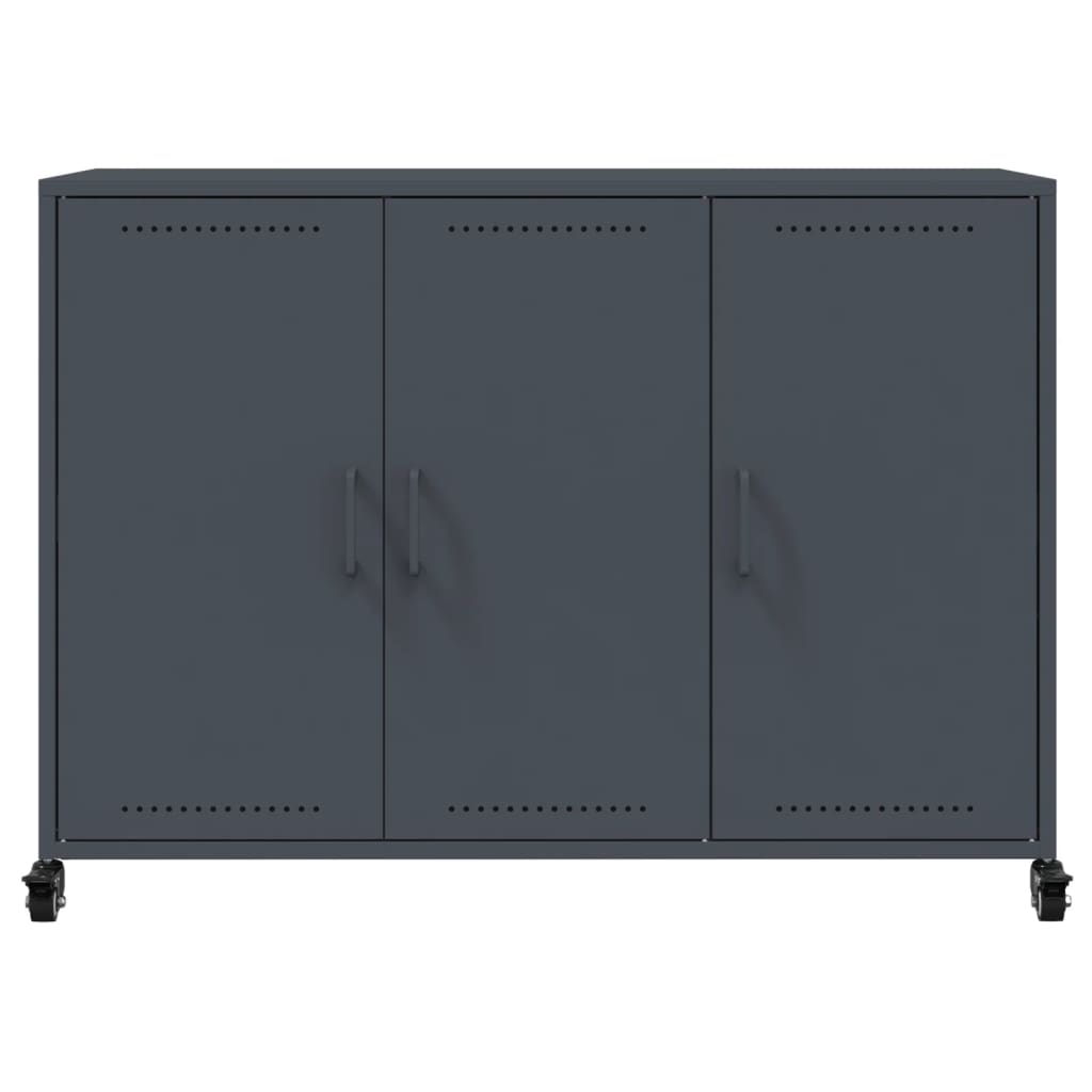 vidaXL Dulap, antracit, 100,5x39x72 cm, oțel