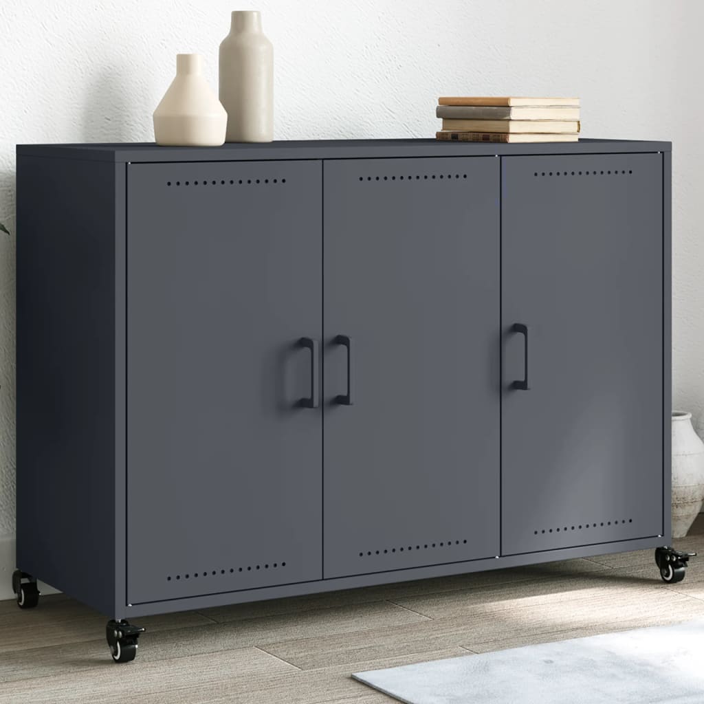 vidaXL Dulap, antracit, 100,5x39x72 cm, oțel