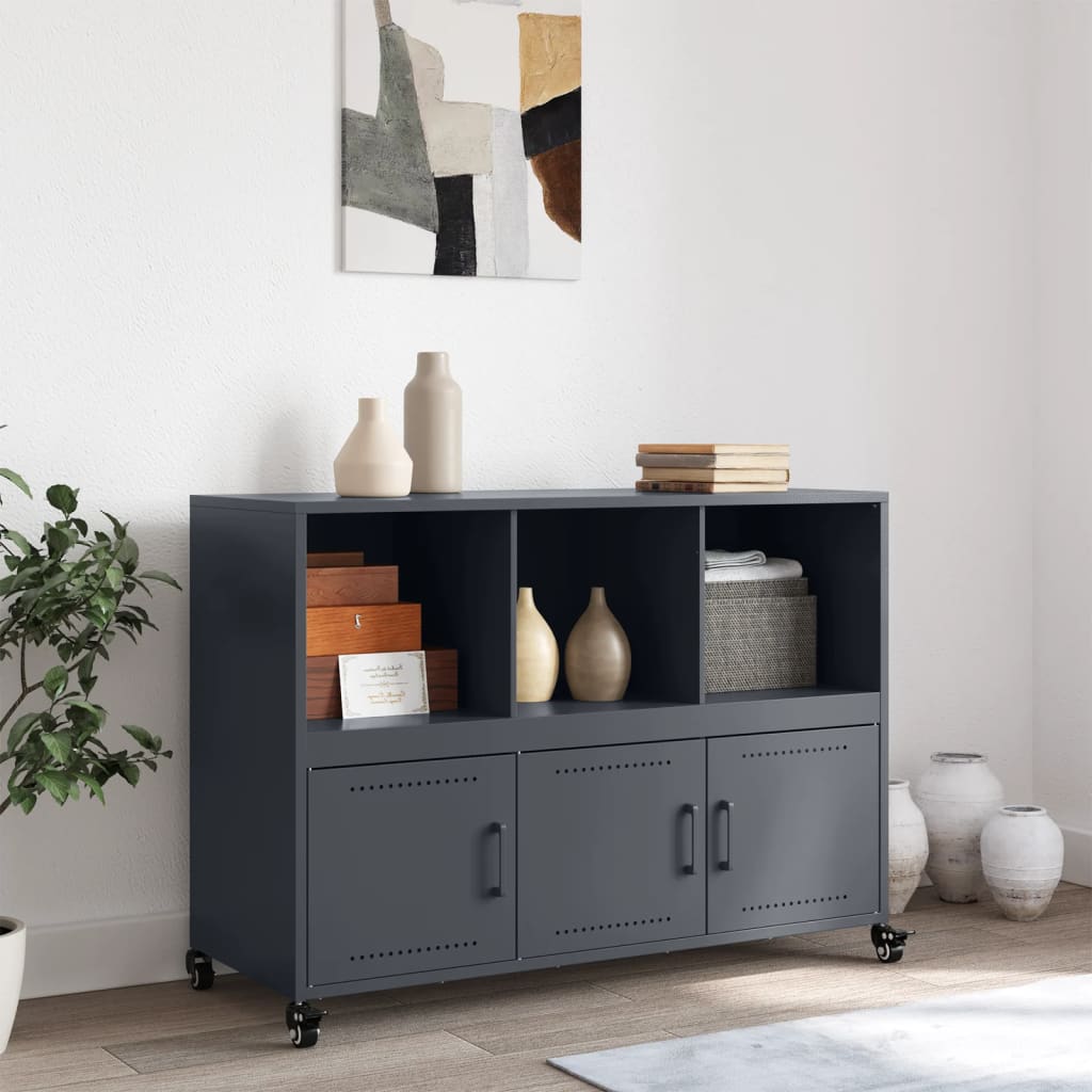 vidaXL Dulap, antracit, 100,5x39x72 cm, oțel