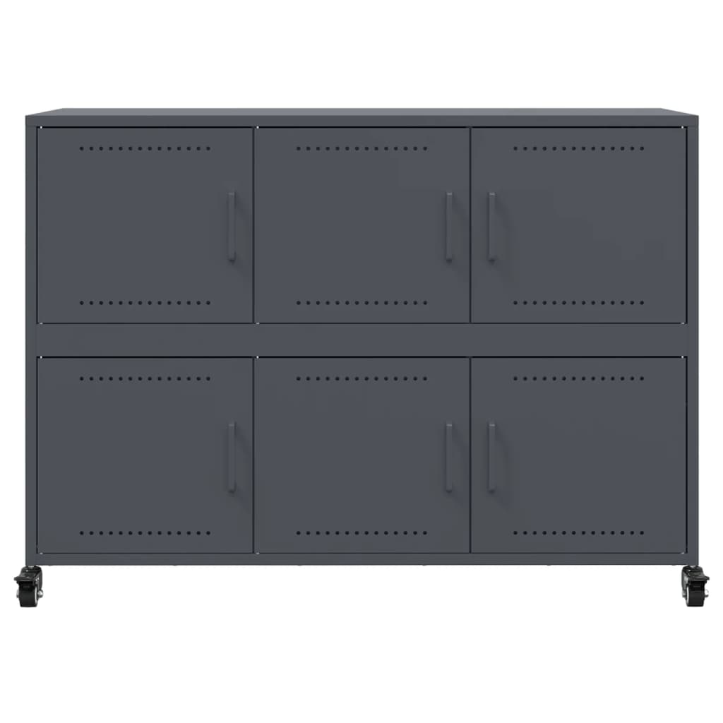 vidaXL Dulap, antracit, 100,5x39x72 cm, oțel