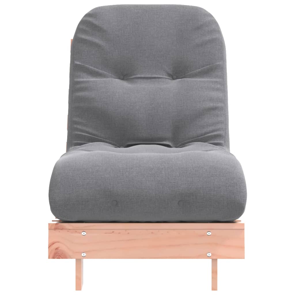 vidaXL Canapea futon cu saltea, 60x206x11 cm, lemn masiv douglas vidaXL Canapea futon cu saltea, 60x206x11 cm, lemn masiv douglas