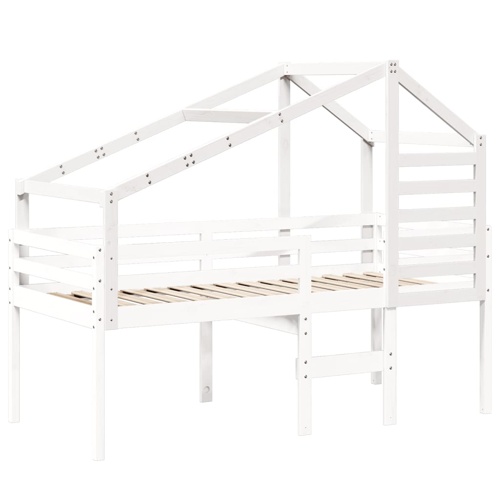 vidaXL Acoperiș Pat Copii 188x97x113 cm Lemn Mass Pin vidaXL Acoperiș Pat Copii 188x97x113 cm Lemn Mass Pin