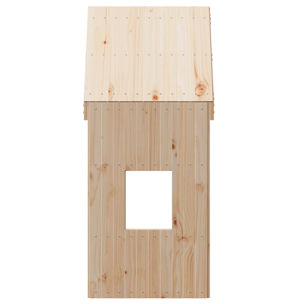 vidaXL Acoperiș Pat Copii 60x89x134,5 cm Lemn Mass Pin vidaXL Acoperiș Pat Copii 60x89x134,5 cm Lemn Mass Pin