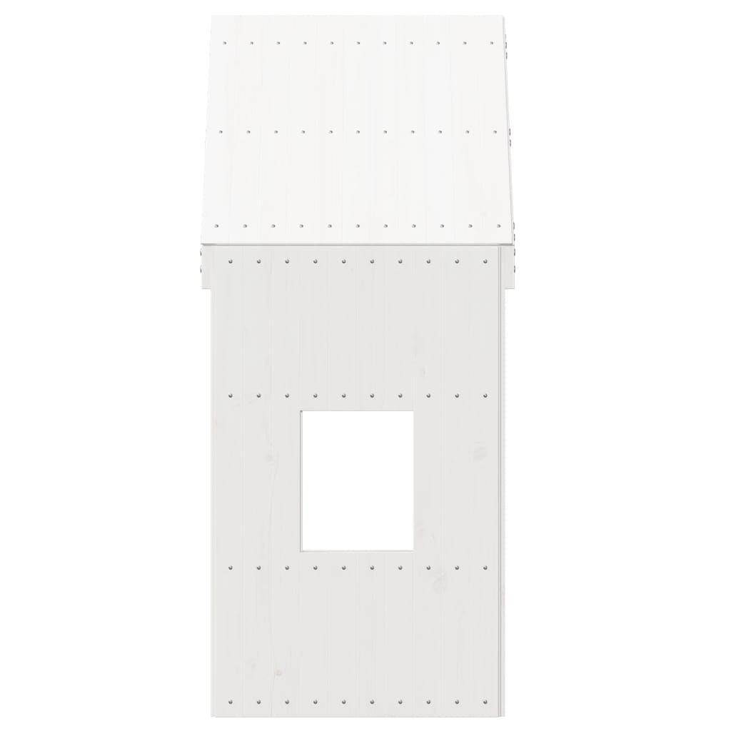 vidaXL Acoperiș Pat Copii, alb, 60x89x134,5 cm Lemn Mass Pin vidaXL Acoperiș Pat Copii, alb, 60x89x134,5 cm Lemn Mass Pin