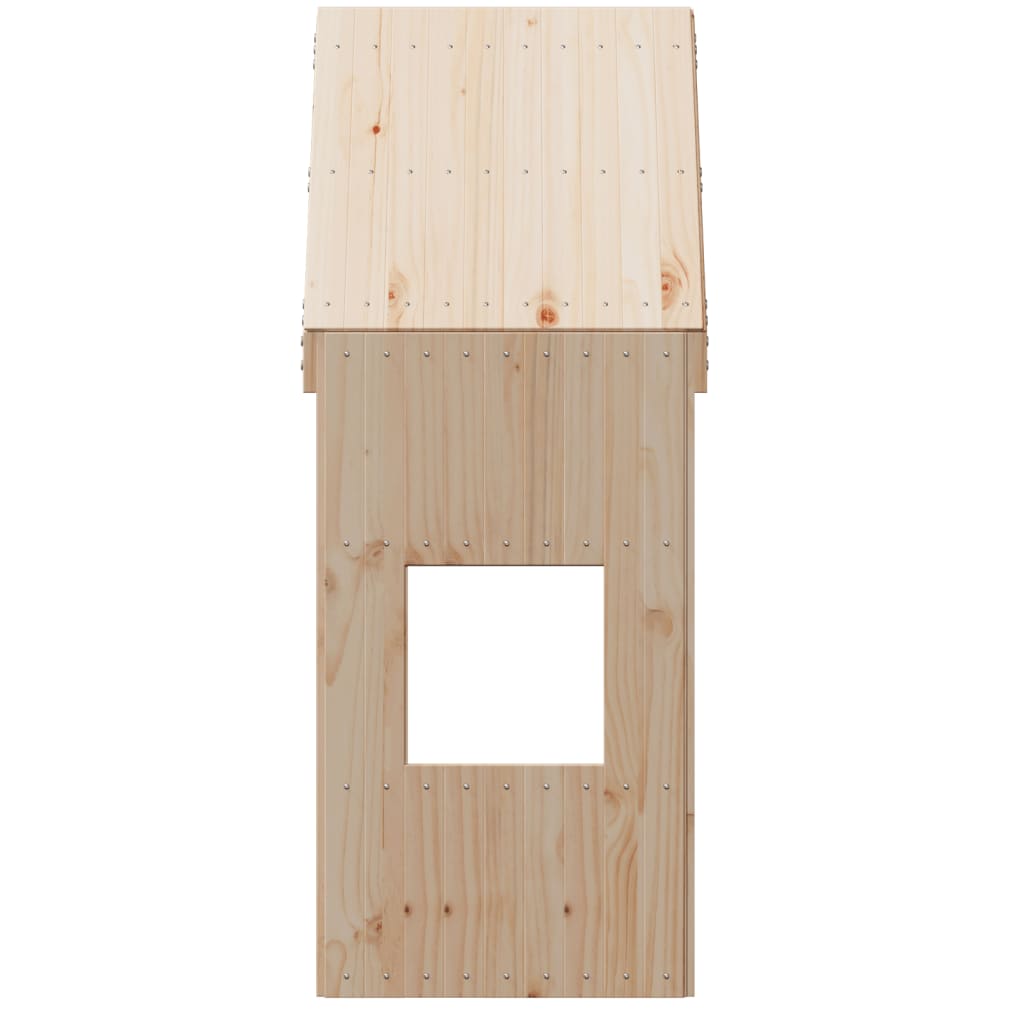 vidaXL Acoperiș Pat Copii 55x99x139,5 cm Lemn Mass Pin vidaXL Acoperiș Pat Copii 55x99x139,5 cm Lemn Mass Pin